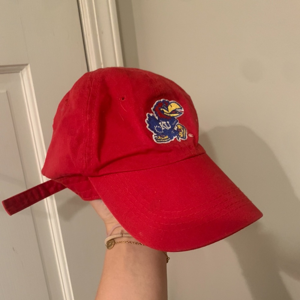 Red KU Hat